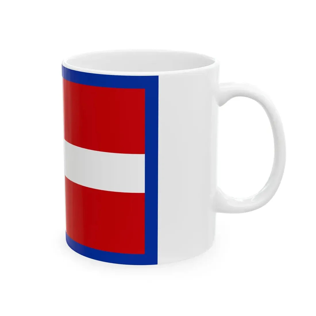 Savoyard flag (Italy) White Coffee Mug - Go Mug Yourself