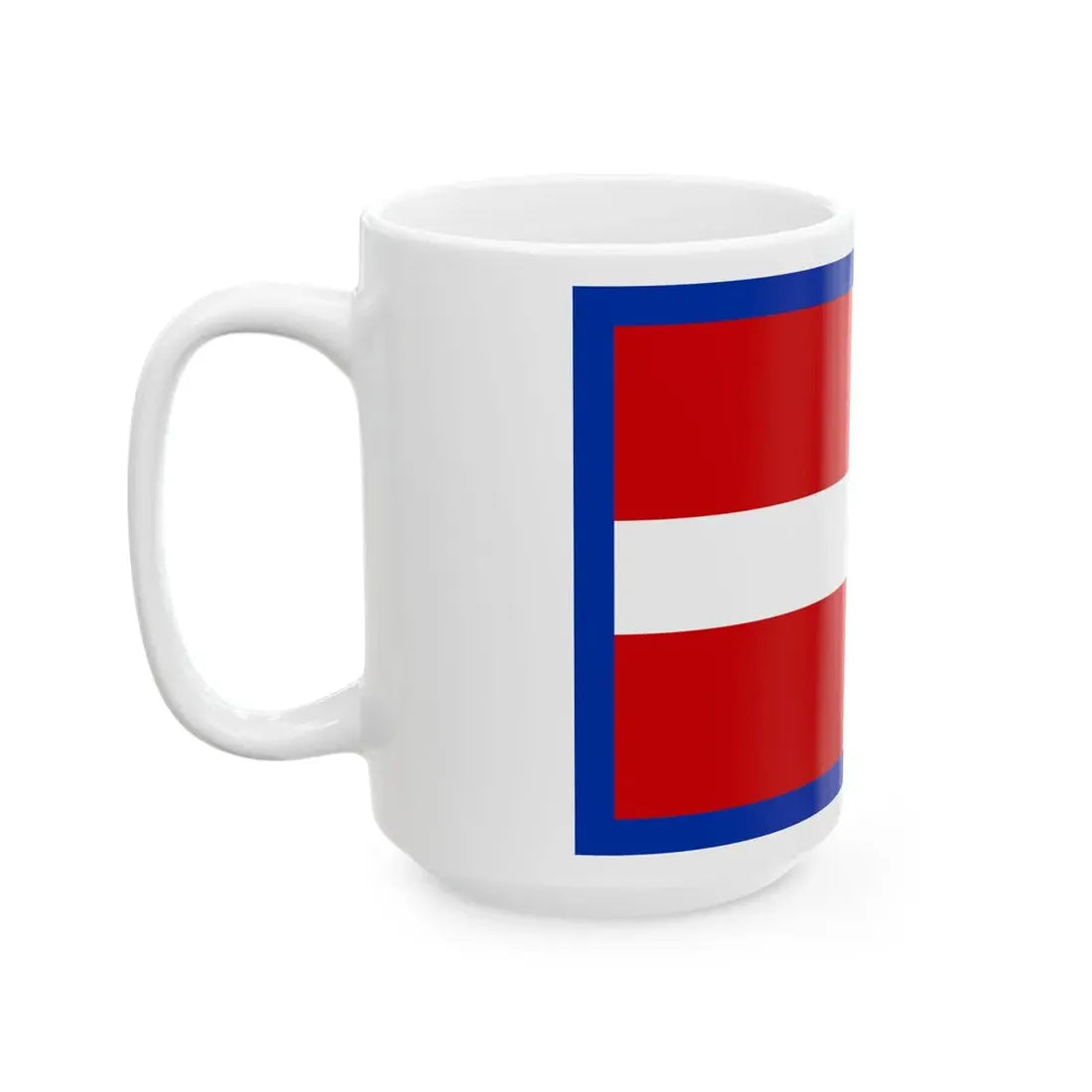 Savoyard flag (Italy) White Coffee Mug - Go Mug Yourself