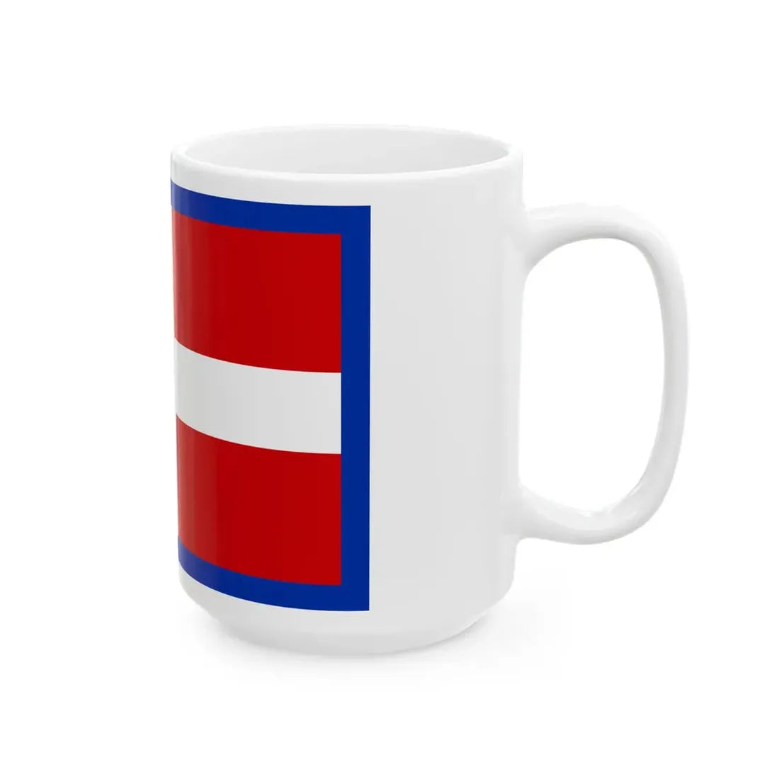 Savoyard flag (Italy) White Coffee Mug - Go Mug Yourself