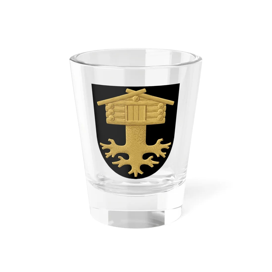 Savukoski.vaakuna (Finland) (Coat of Arms) Shot Glass 1.5oz 1.5oz - Go Mug Yourself