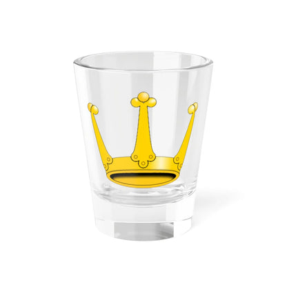 Saxon crown tall version (United Kingdom) (Coat of Arms) Shot Glass 1.5oz 1.5oz - Go Mug Yourself