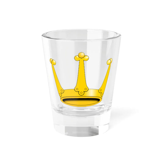 Saxon crown tall version (United Kingdom) (Coat of Arms) Shot Glass 1.5oz 1.5oz - Go Mug Yourself