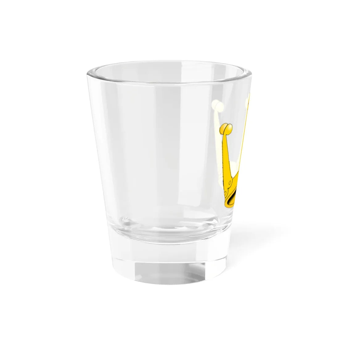 Saxon crown tall version (United Kingdom) (Coat of Arms) Shot Glass 1.5oz - Go Mug Yourself