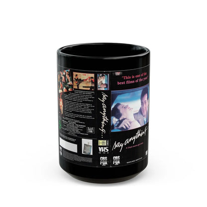 SAY ANYTHING (VHS COVER) - Black Coffee Mug-15oz-Go Mug Yourself