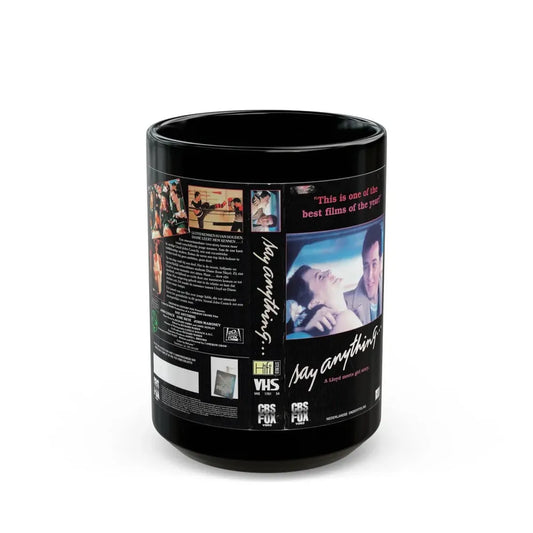 SAY ANYTHING (VHS COVER) - Black Coffee Mug 15oz - Go Mug Yourself