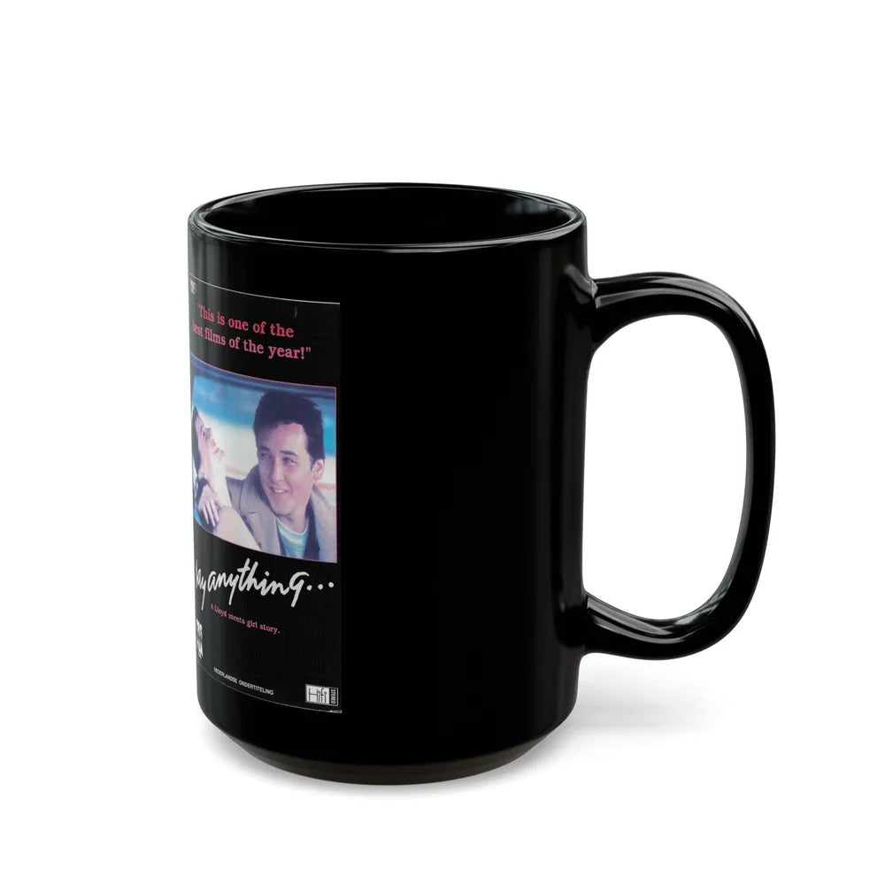 SAY ANYTHING (VHS COVER) - Black Coffee Mug-Go Mug Yourself