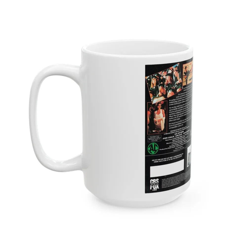 SAY ANYTHING (VHS COVER) - White Coffee Mug-Go Mug Yourself