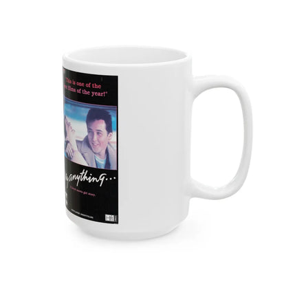 SAY ANYTHING (VHS COVER) - White Coffee Mug-Go Mug Yourself