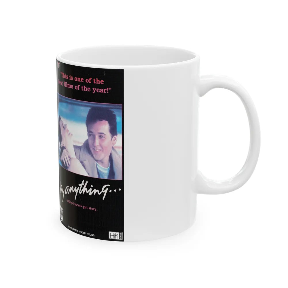 SAY ANYTHING (VHS COVER) - White Coffee Mug-Go Mug Yourself