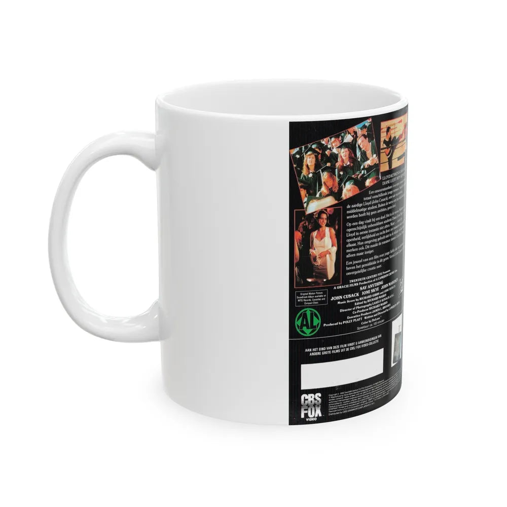 SAY ANYTHING (VHS COVER) - White Coffee Mug-Go Mug Yourself