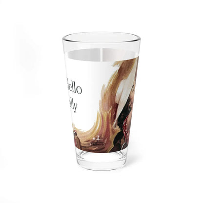 Say Hello to Sally, Collier's magazine illustration (Magazine Illustration) Pint Glass 16oz-16oz-Go Mug Yourself