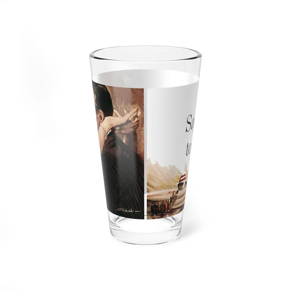 Say Hello to Sally, Collier's magazine illustration (Magazine Illustration) Pint Glass 16oz-Go Mug Yourself