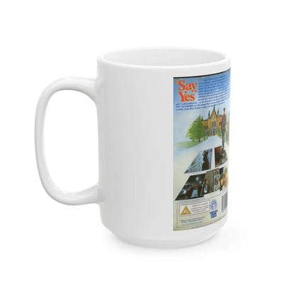 SAY YES (VHS COVER) - White Coffee Mug-Go Mug Yourself