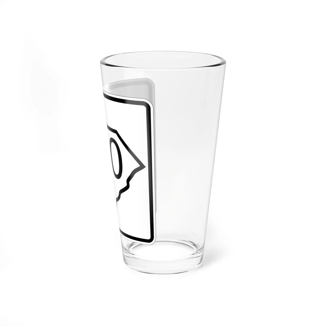 SC-00 1926 template (South Carolina) (Road Sign) Pint Glass 16oz - Go Mug Yourself