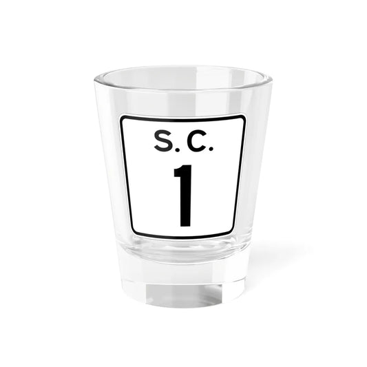 SC-1 (South Carolina) (Road Sign) Shot Glass 1.5oz 1.5oz - Go Mug Yourself