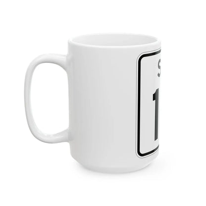 SC-10 (South Carolina) (Road Sign) White Coffee Mug - Go Mug Yourself