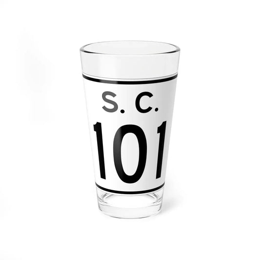 SC-101 (South Carolina) (Road Sign) Pint Glass 16oz 16oz - Go Mug Yourself