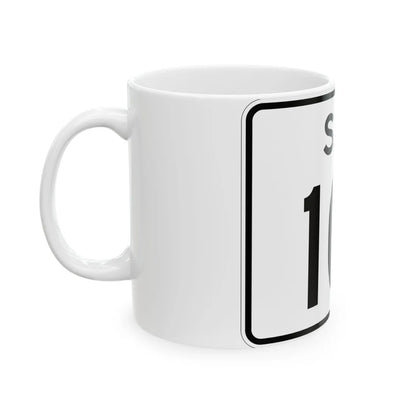 SC-101 (South Carolina) (Road Sign) White Coffee Mug - Go Mug Yourself