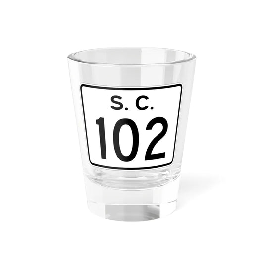 SC-102 (South Carolina) (Road Sign) Shot Glass 1.5oz 1.5oz - Go Mug Yourself