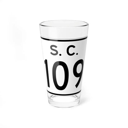 SC-109 (South Carolina) (Road Sign) Pint Glass 16oz 16oz - Go Mug Yourself