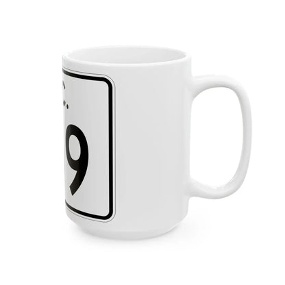 SC-109 (South Carolina) (Road Sign) White Coffee Mug - Go Mug Yourself