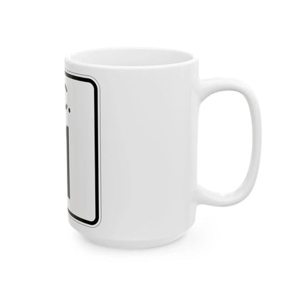 SC-11 (South Carolina) (Road Sign) White Coffee Mug - Go Mug Yourself