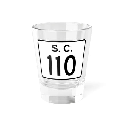 SC-110 (South Carolina) (Road Sign) Shot Glass 1.5oz 1.5oz - Go Mug Yourself