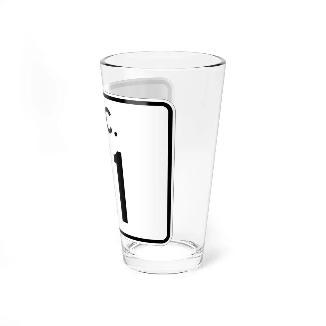SC-111 (South Carolina) (Road Sign) Pint Glass 16oz - Go Mug Yourself
