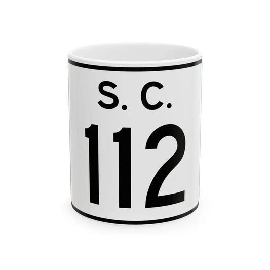 SC-112 (South Carolina) (Road Sign) White Coffee Mug 11oz - Go Mug Yourself