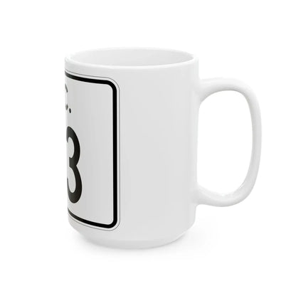 SC-113 (South Carolina) (Road Sign) White Coffee Mug - Go Mug Yourself
