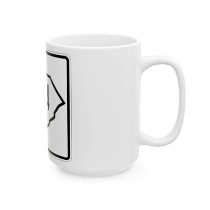 SC-114 1926 (South Carolina) (Road Sign) White Coffee Mug - Go Mug Yourself