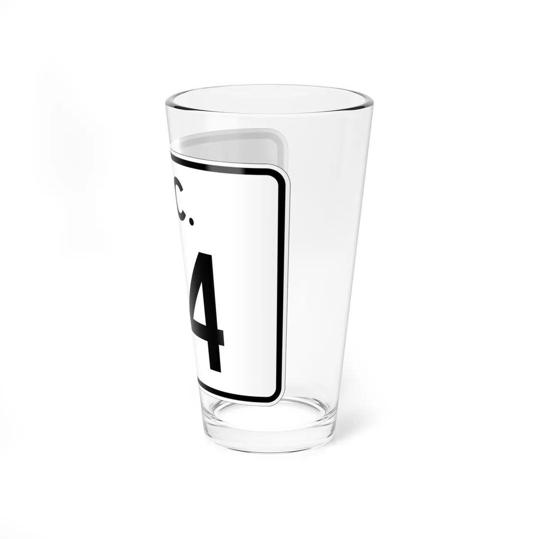 SC-114 (South Carolina) (Road Sign) Pint Glass 16oz - Go Mug Yourself
