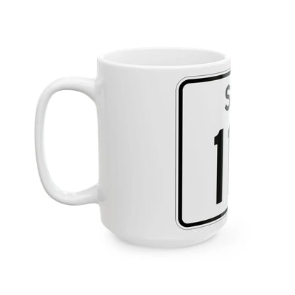 SC-114 (South Carolina) (Road Sign) White Coffee Mug - Go Mug Yourself