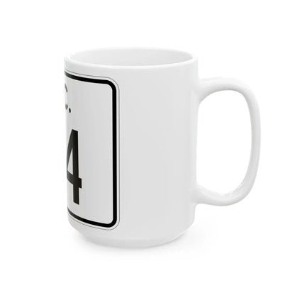 SC-114 (South Carolina) (Road Sign) White Coffee Mug - Go Mug Yourself