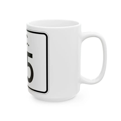 SC-115 (South Carolina) (Road Sign) White Coffee Mug - Go Mug Yourself