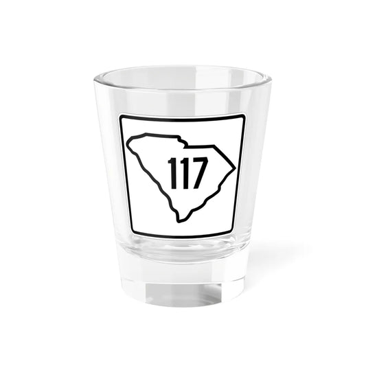 SC-117 1926 (South Carolina) (Road Sign) Shot Glass 1.5oz 1.5oz - Go Mug Yourself