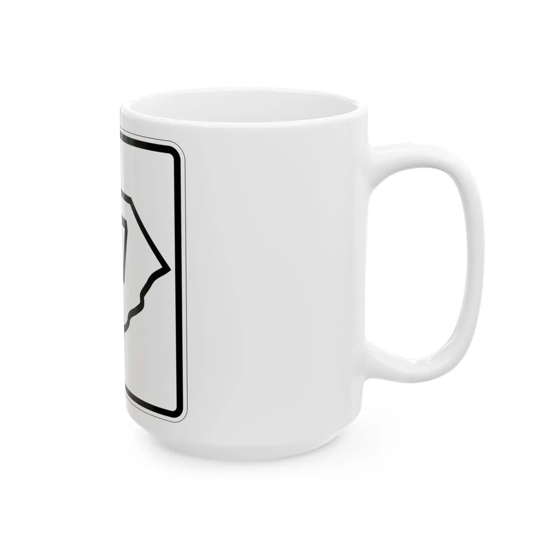 SC-117 1926 (South Carolina) (Road Sign) White Coffee Mug - Go Mug Yourself