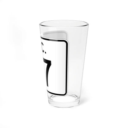 SC-117 (South Carolina) (Road Sign) Pint Glass 16oz - Go Mug Yourself