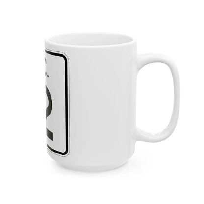SC-12 (South Carolina) (Road Sign) White Coffee Mug - Go Mug Yourself