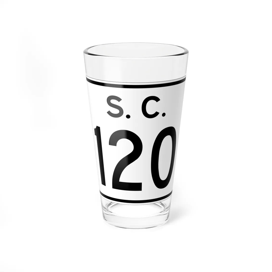 SC-120 (South Carolina) (Road Sign) Pint Glass 16oz - Go Mug Yourself