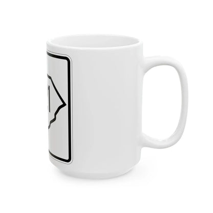 SC-121 1926 (South Carolina) (Road Sign) White Coffee Mug - Go Mug Yourself
