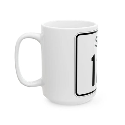 SC-121 (South Carolina) (Road Sign) White Coffee Mug - Go Mug Yourself