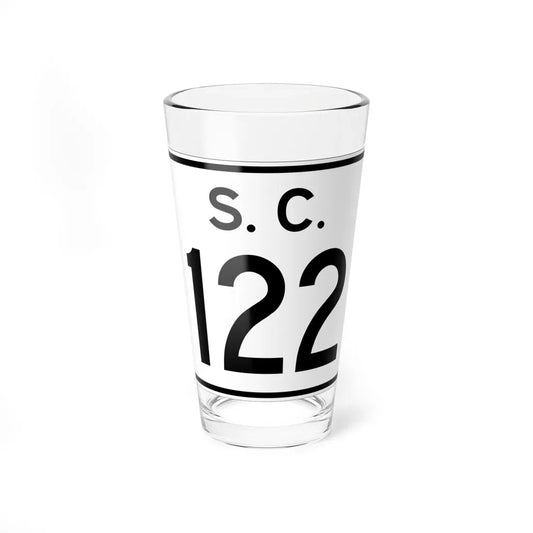 SC-122 (South Carolina) (Road Sign) Pint Glass 16oz 16oz - Go Mug Yourself