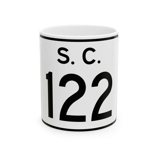 SC-122 (South Carolina) (Road Sign) White Coffee Mug 11oz - Go Mug Yourself