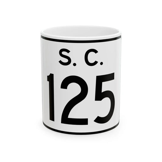 SC-125 (South Carolina) (Road Sign) White Coffee Mug 11oz - Go Mug Yourself