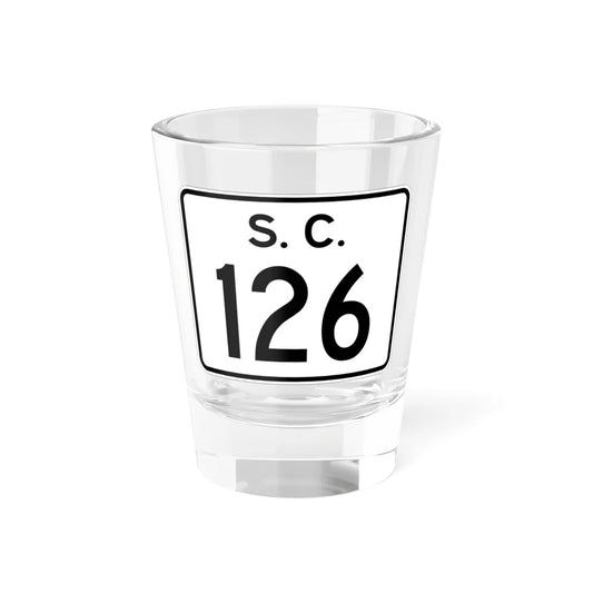 SC-126 (South Carolina) (Road Sign) Shot Glass 1.5oz 1.5oz - Go Mug Yourself