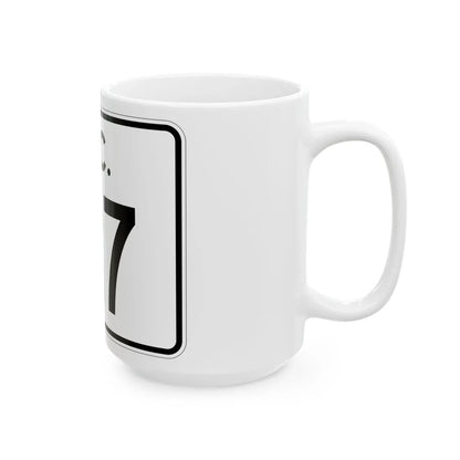 SC-127 (South Carolina) (Road Sign) White Coffee Mug - Go Mug Yourself