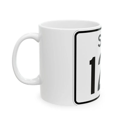 SC-128 (South Carolina) (Road Sign) White Coffee Mug - Go Mug Yourself