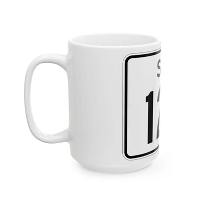 SC-128 (South Carolina) (Road Sign) White Coffee Mug - Go Mug Yourself