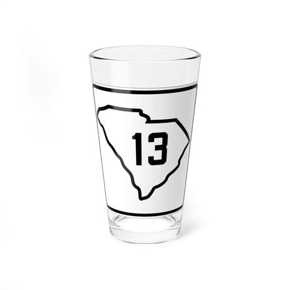 SC-13 1926 (South Carolina) (Road Sign) Pint Glass 16oz 16oz - Go Mug Yourself